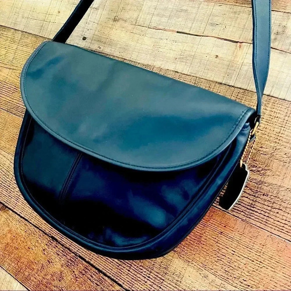 Vintage Coach Paris Large Navy Blue Bag - Picture 5 of 16